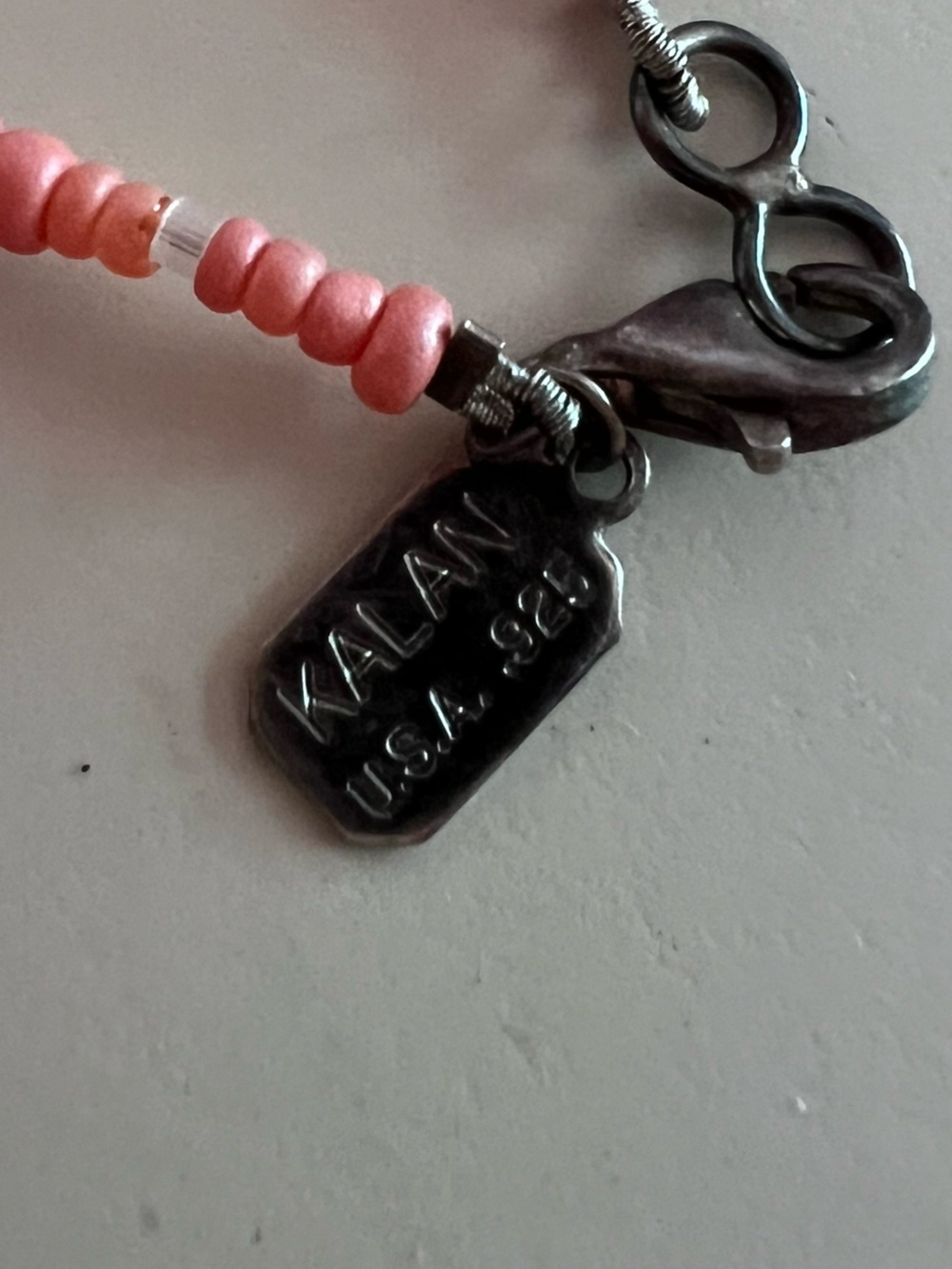 Suzanne Kalan vintage sterling silver necklace w/ coral beads & turq nugget - Picture 2 of 4